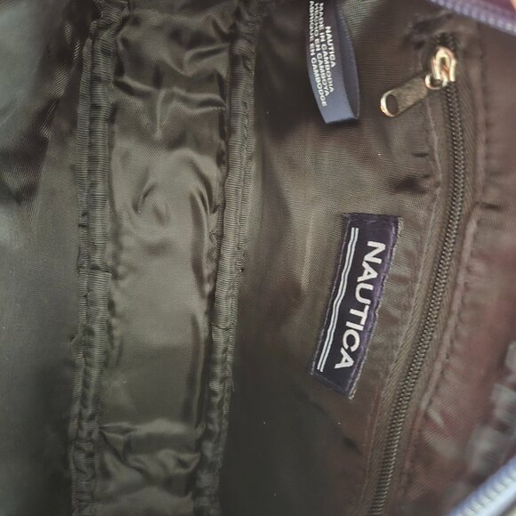 Nautica Bag Strait On Woven Indigo Multi New With Tags MSRP 59 - Picture 4 of 7